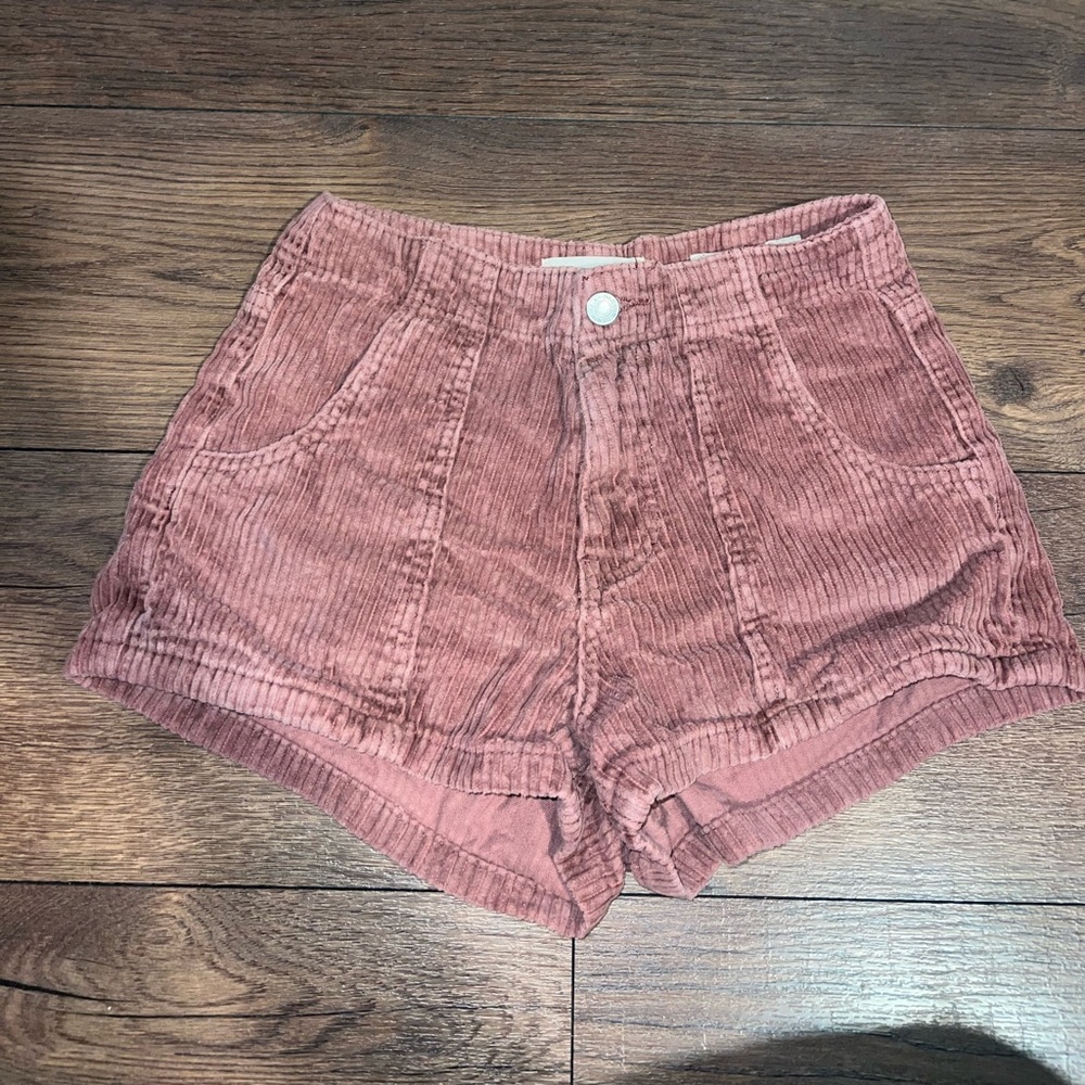 size 24 mauve/pink pacsun mom shorts